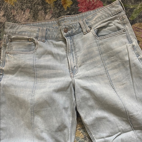 American Eagle Dreamy Drape Low Rise Wide Leg - Picture 2 of 6